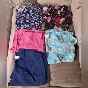Small women's scrubs
